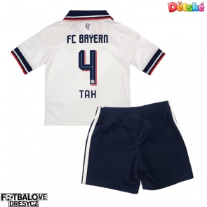 Bayern Munich Jonathan Tah #4 Dětské Venkovní dres komplet 2026-27 Krátký Rukáv (+ trenýrky)